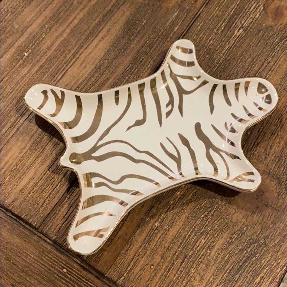 Zebra Trinket Plate